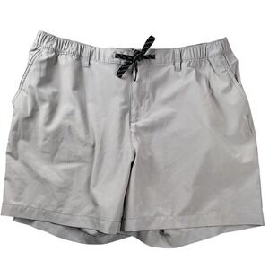 Chubbies Everywear Shorts Mens XXL Grey  6" Inseam Elastic Waist Stretch